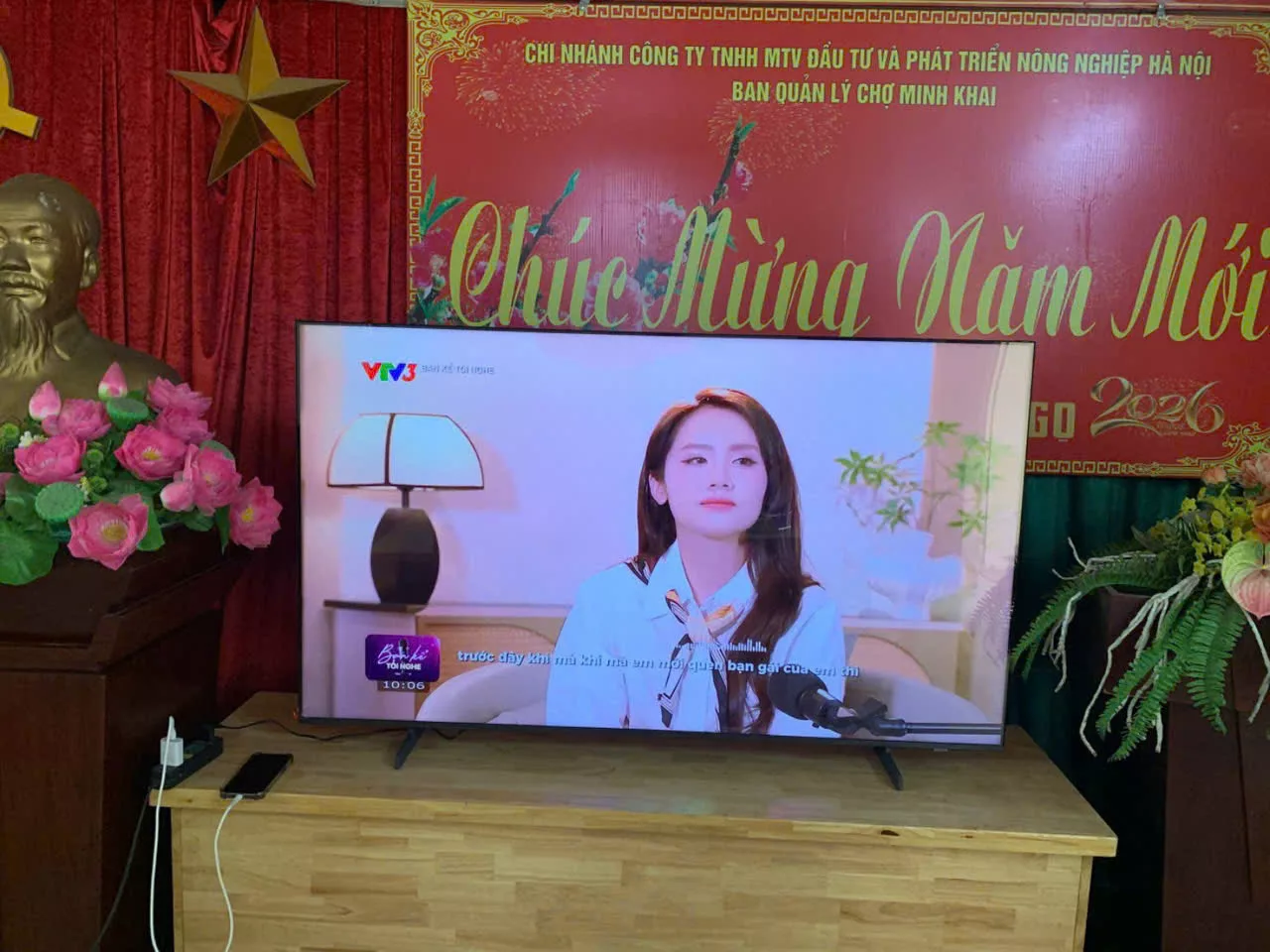 Lắp tivi tại nh&agrave; ch&uacute; L&acirc;m ở Đ&ocirc;ng Anh