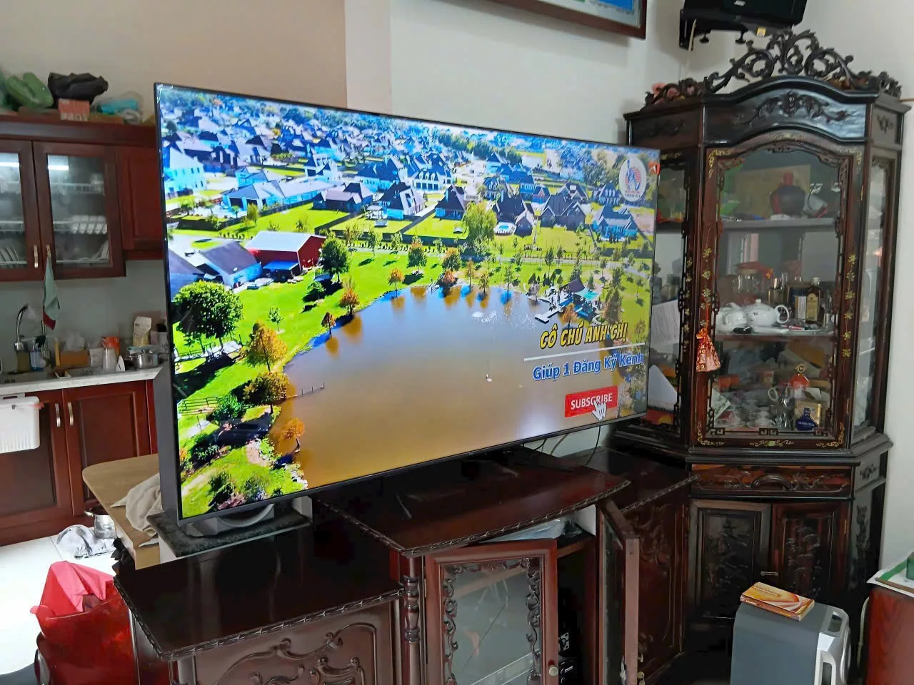 Lắp đặt tivi nh&agrave; anh Tuấn tại Hưng Y&ecirc;n