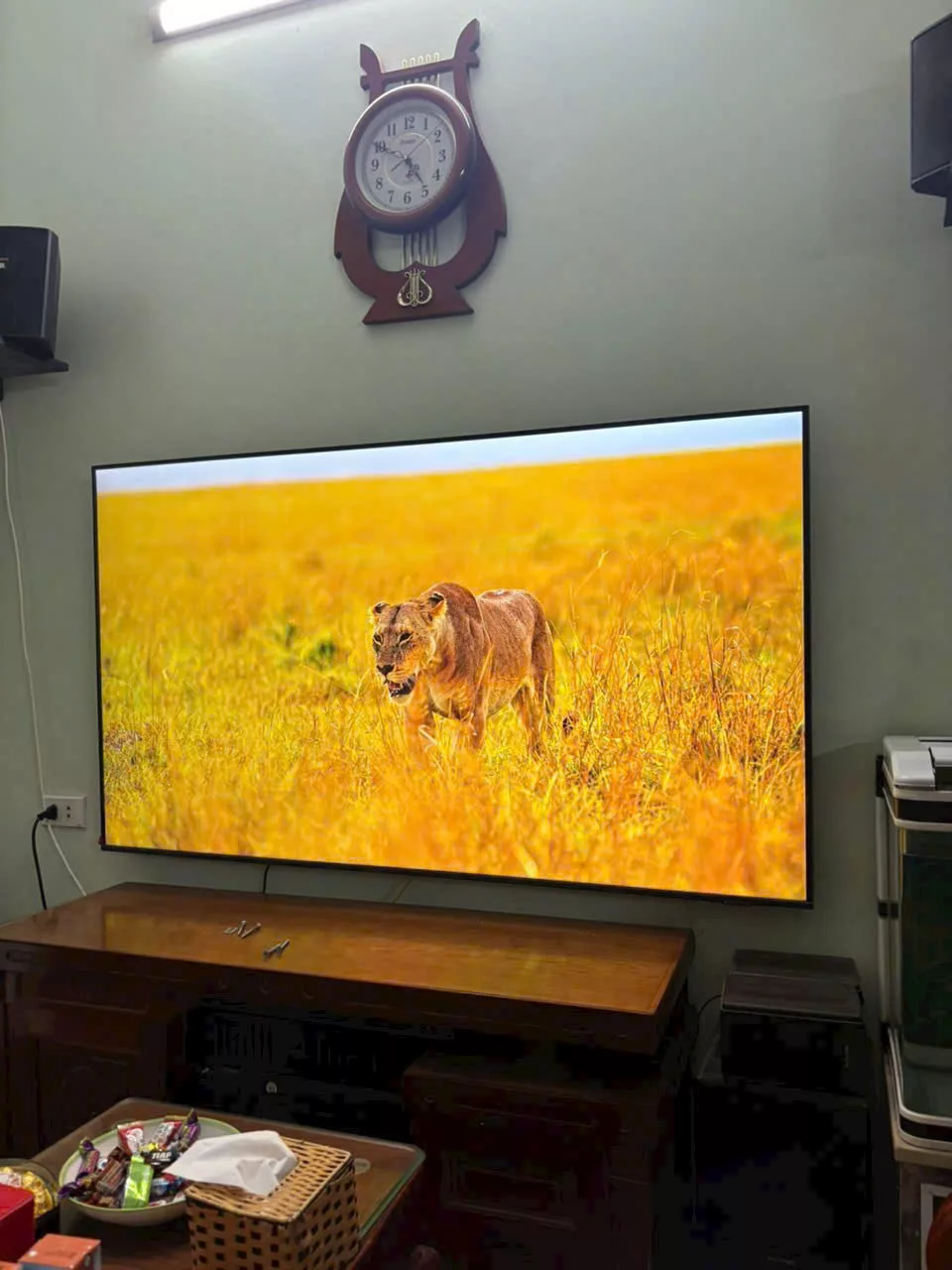 Lắp đặt tivi nhà chú Khải tại Bắc Ninh Lắp đặt tivi nhà chú Khải tại Bắc Ninh