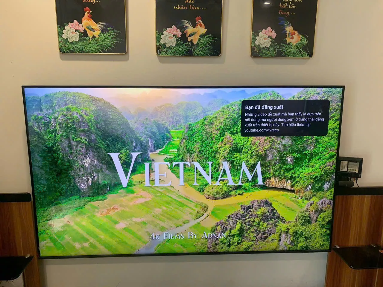 Lắp đặt tivi nh&agrave; ch&uacute; Dũng tại Long Bi&ecirc;n