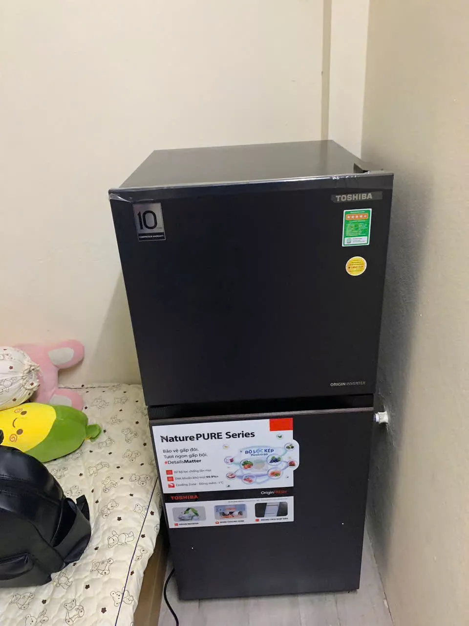 Lắp tủ lạnh LG cho nh&agrave; chị V&acirc;n tại Long Bi&ecirc;n