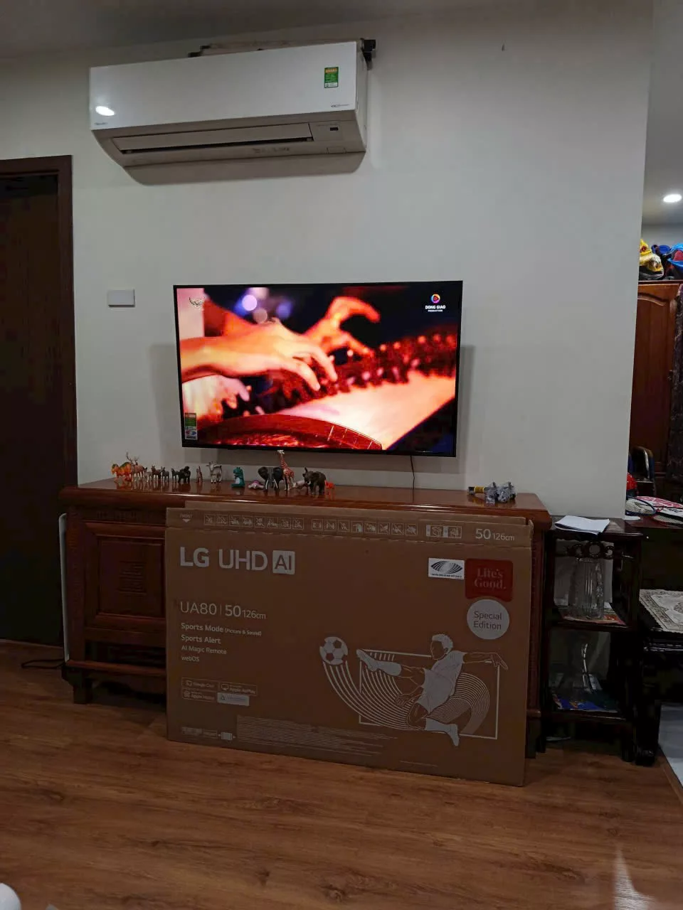 Lắp đặt tivi nhà chị Hương tại Hà Đông Lắp đặt tivi nhà chị Hương tại Hà Đông
